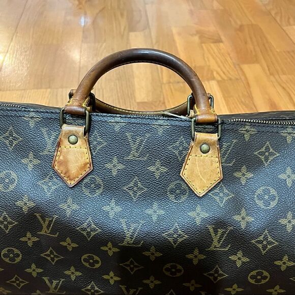 LOUIS VUITTON SPEEDY 40 Classic coated monogram canvas *Authentic Vintage ‘91 - Picture 7 of 16